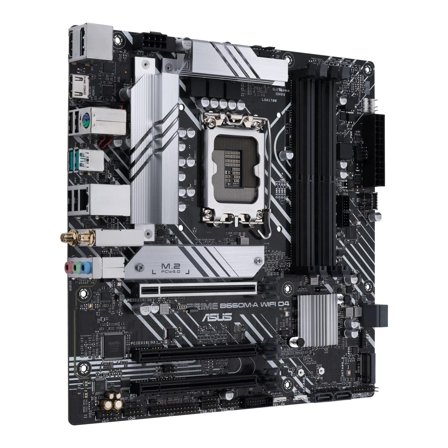 ASUS PRIME B660M-A WIFI D4 - hovedkort - mikro ATX - LGA1700-sokkel - B660