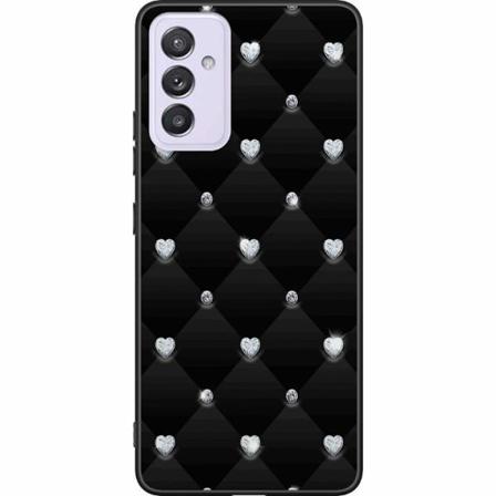 Samsung Galaxy A82 5g Svart Skal Diamant Hjärta