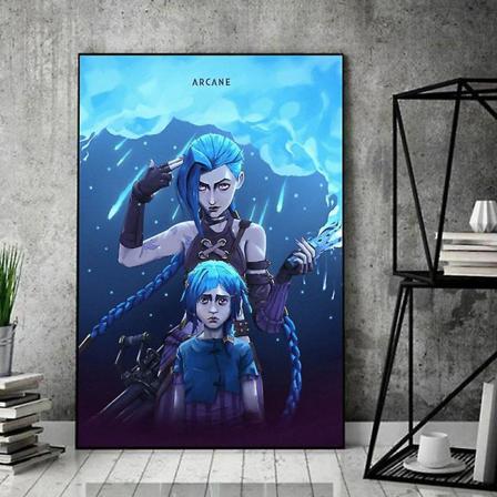 League Of Legends Affisch Dekoration-jinx 50*75 Cm