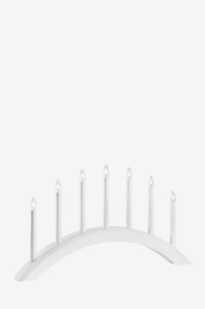 Markslöjd - AVENTO sähkökynttelikkö 7 L - Valkoinen - Sähkökyntteliköt - - Homeroom