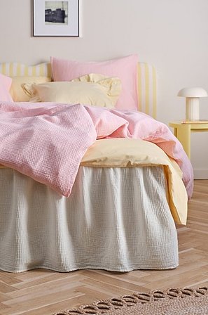 Jotex - Reunusverho 60 Cm Luonnonvalkoinen Luonnonvalkoinen - AMILIA - Osta Helmalakanat Jotex