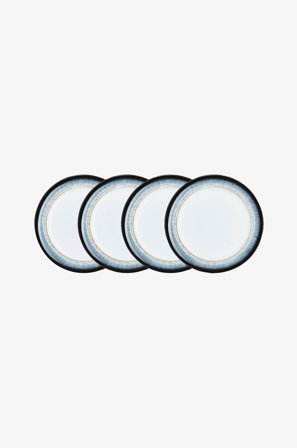 Denby - Tallerken Halo Ø 28 cm 4-pak - Sort - Tallerkener - Fra Homeroom