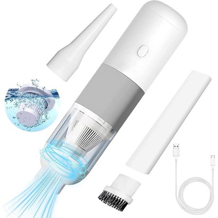 Handhållen dammsugare, bärbar minidammsugare, trådlös handhållen bilsugare, superstark sugkraft, dammsugare sladdlös uppladdningsbar