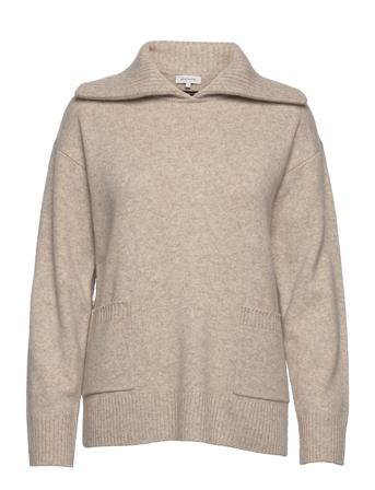 Keegan Knit Pullover Beige Andiata