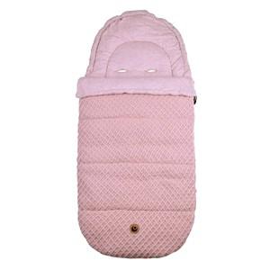 Easygrow Warm Pink Grandma Saga Footmuff One Size - Stroller accessories - One size - Pink
