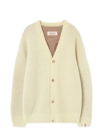THE ANIMALS OBSERVATORY Yellow Racoon Cardifan - Cream - 4 Y