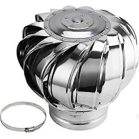 Rostfritt Stål Skorsteinshette - 150mm Roterende-Xin