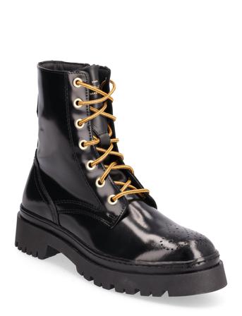 Aligrey Mid Boot Shoes Boots Ankle Boots Laced Boots Svart GANT