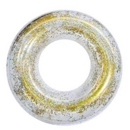 Oppblåsbare baderinger, glitter badering voksne