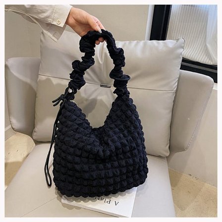 Puffy Handbag Wrist Tote Bag SORT