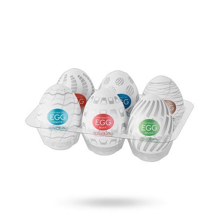 Tenga Eggs - Variety New Standard 6-pack - Vuxen.se - Tenga ägg, runkägg, spinner masturbator, tenga spinner