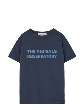 THE ANIMALS OBSERVATORY Navy Orion T-Shirt - Navy - 10 Y