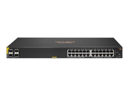 Hewlett Packard Enterprise HPE Aruba 6100 24G Class4 PoE 4SFP+ - switch - 28 porter - Styrt - rackmonterbar