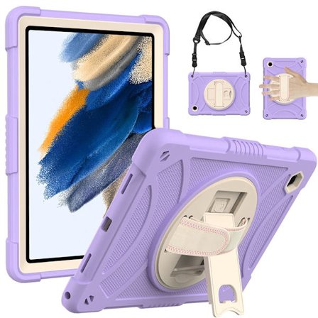 360 pyörivä case Samsung Galaxy Tab A8 PURPLE