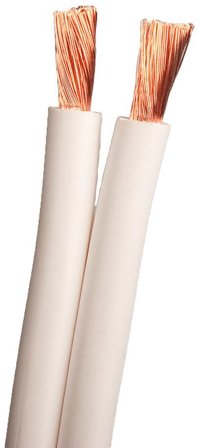 SUPRA 2000000147 Högtalarkabel 0,127 mm, syrefria kopparkardeler 2x4.0, vit, 400 m, Anslutningsdon & kablar
