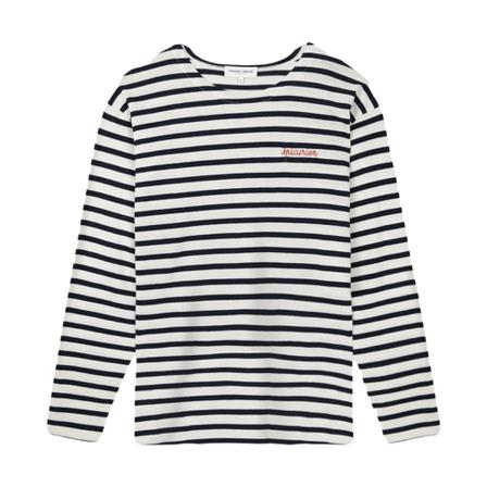 Maison Labiche T-shirt Blå, Herre Langærmet
