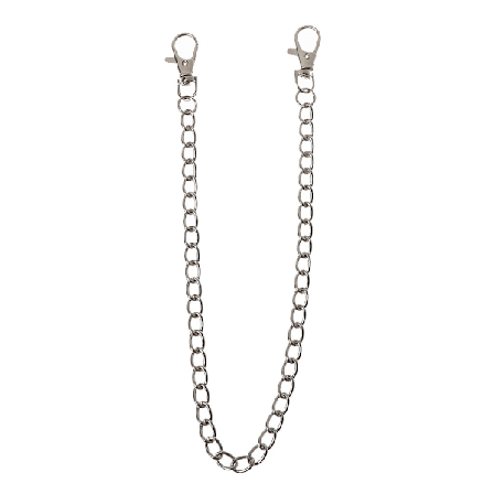 Punk 16" Midjebukser Kjede Belte Lommebokkjede Hip Hop Pocket Chain for m/ Nøkkelring Midjekjede Anti-lost for Nøkkelring for