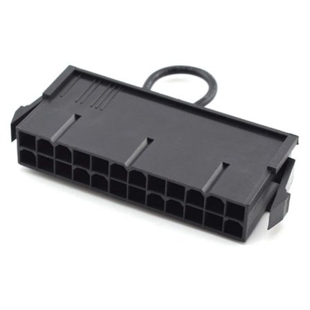 24-pin ATX PC strøm på/av-bryter Jumper Bridge-adapter 4,5x2,2 cm/1,77x0,87 tommer