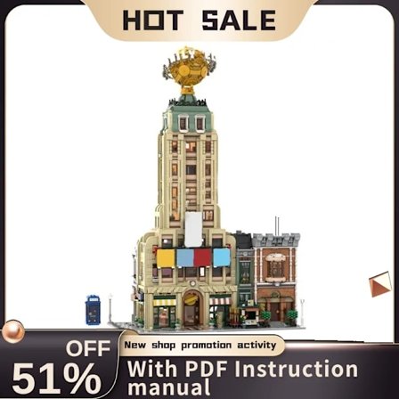 Uusi 7376kpl Kuuma kuuluisa sankarielokuva Moc Daily Planet -malli 10297 Mukautettu palapelitiili Tee itse luovia ideoita KidToy Syntymäpäivälahja 102