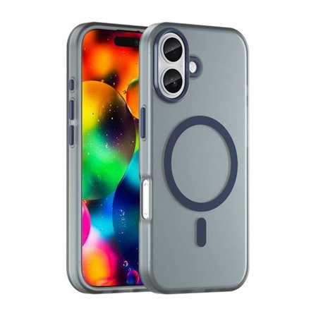 Magnetisk slibemiddel iPhone 17 Etui kompatibelt med MagSafe - mat blå