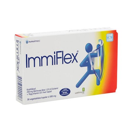 Wellmune Immiflex, Helse & Madvarer, Kosttilskud, Immunforsvar