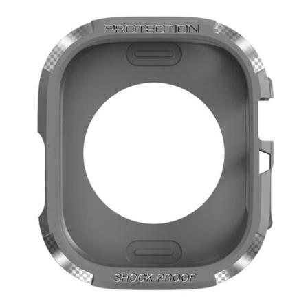 AVIZAR Carbon Fiber Protective Case til Apple Watch 8 7 41mm og 6 5 4 2 40mm og 3 2 1 38mm - Grå Grå