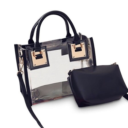 {CA}Gjennomsiktig Håndveske Strandveske Skulderveske