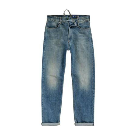 G-star, Straight Jeans Blauw, Heren, Maat:W32 L32,Katoen