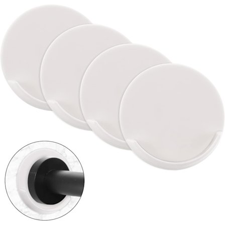 4 stycken stånghängande fäste fixare Anti-drop rund stång gardin