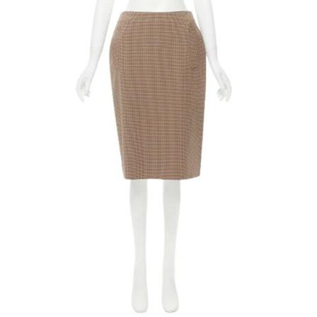 Prada Vintage, Pre-owned Fabric bottoms Bruin, Dames, Maat:M