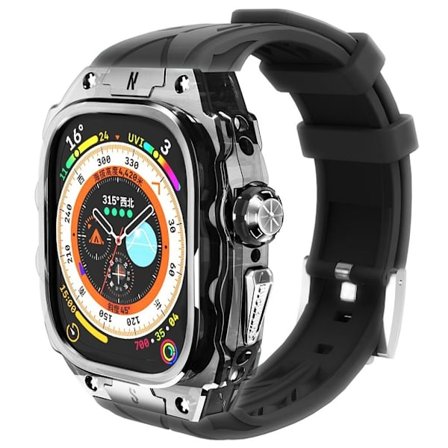 Apple Watch Ultra 49mm / Ultra 2 49mm Watch Band with Case - Black