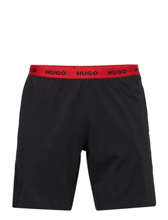Linked Short Pant Joggebukser Svart HUGO