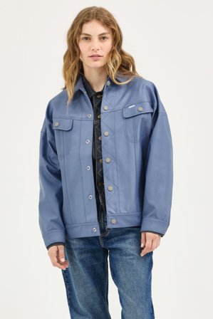 Women’s Lee x STUTTERHEIM Storm Rider Jacket Ash Blue