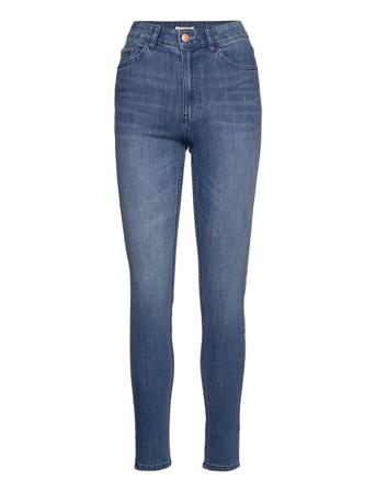 Denim Trousers Vera Mid Blue Blue Lindex