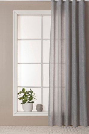 Hasta - Gardin Saga - Grå - Leggbåndslengder - 250 - Fra Homeroom