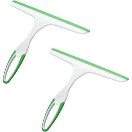 2-pak brusebadsskraber, blød gummiskraber til brusebad