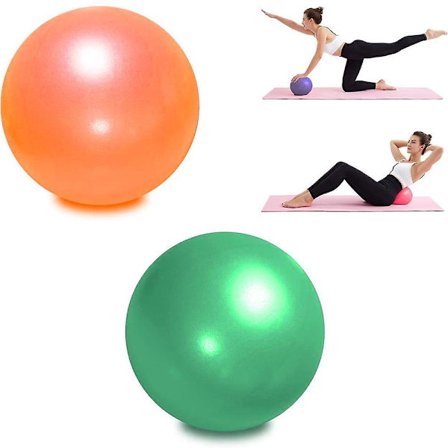 Trening Pilatesball - (2 stk) Stabilitetsball for yoga, fysioterapi - Forbedrer balansen