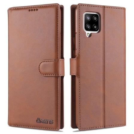Samsung Galaxy A42 - Effektivt praktisk pungetui Brun