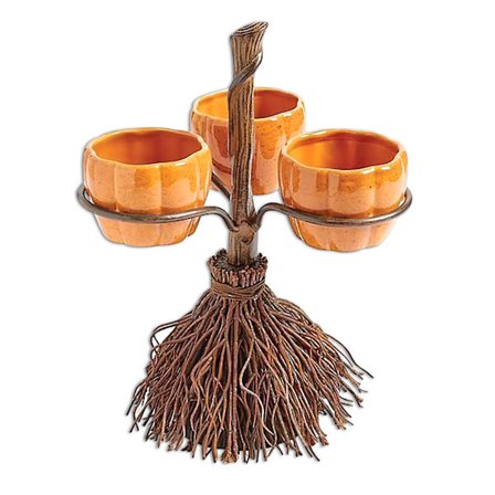 Halloween pumpa Snack skålar Rack Harts Ornament Art Art Craft