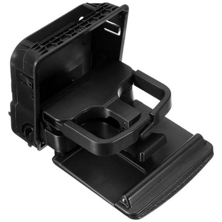 Svart bil midtkonsoll armlene bakre koppholder for Golf MK5 MK6