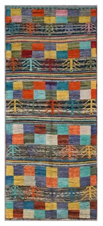 Moroccan Berber - Afghanistan Hand Knotted 76X200 Runner Rug Afghanistan