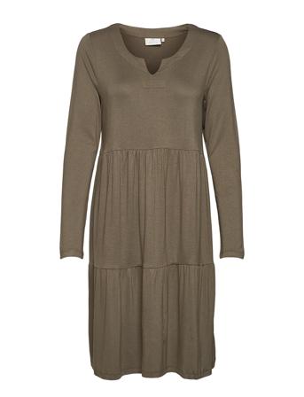 Kapetra Ls Dress Brown Kaffe