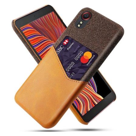 Bofink Samsung Galaxy Xcover 5 Card Cover - Ruskea Brown