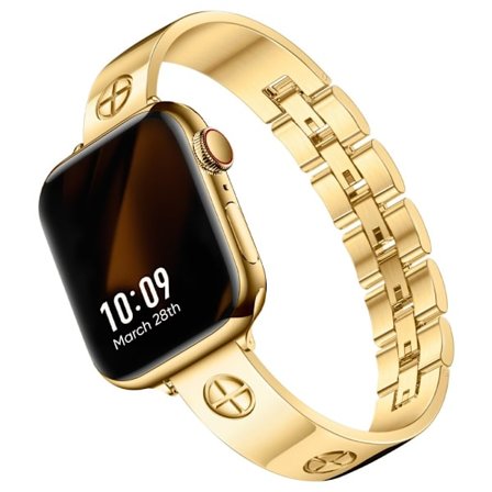Bangle Bracelet Apple Watch 38/40/41 mm Cross Guld