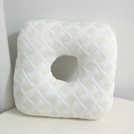 Öronhålskudde med bomullsfyllning, andningsbar ergonomisk kudde