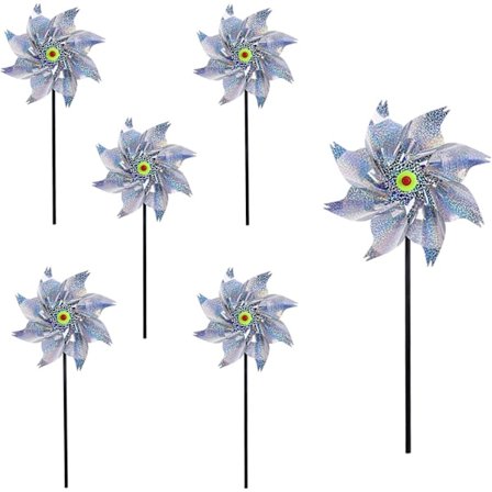 Fuglerepeller, 6 stykker reflekterende fuglerepeller, reflekterende vin