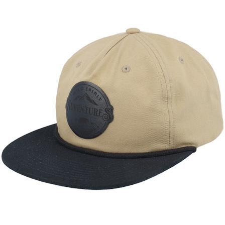 Wild Spirit - Beige snapback Lippis - Adventures Expeditions Black Patch Khaki/Black Rope Snapback @ Hatstore