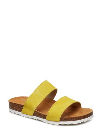 Biabetricia Twin Strap Sandal Shoes Summer Shoes Flat Sandals Gul Bianco