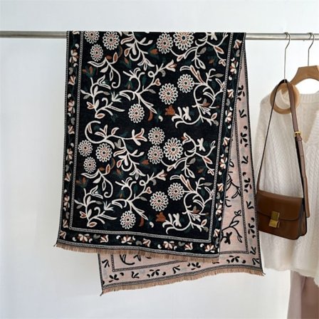 Blomster Skjerf Varme skjerf F F