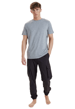 Resteröds O-neck T-shirt, Bambu, Fsc T-shirts Herr Grå XL